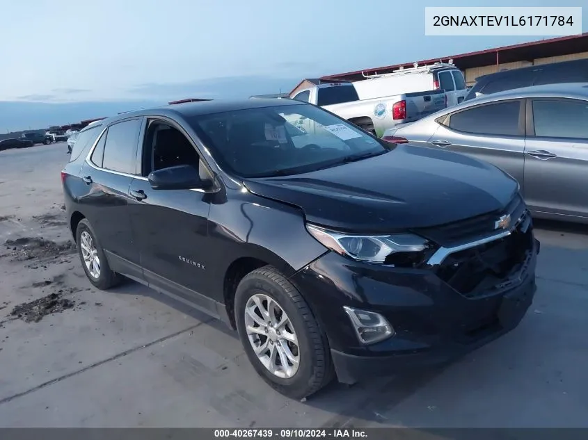 2020 Chevrolet Equinox Lt VIN: 2GNAXTEV1L6171784 Lot: 40267439