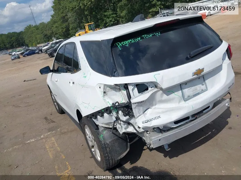 2020 Chevrolet Equinox Awd 2Fl VIN: 2GNAXTEV0L6173459 Lot: 40284792