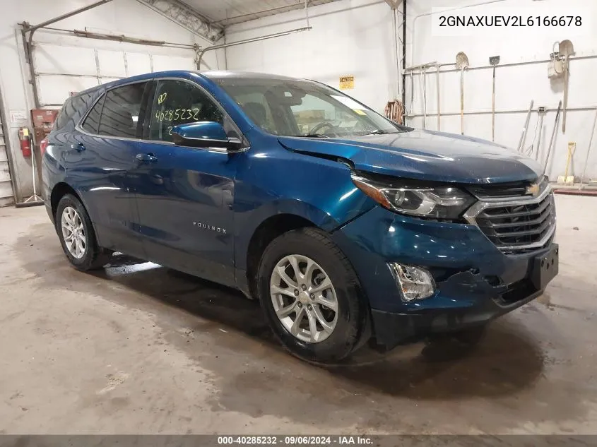 2020 Chevrolet Equinox Awd Lt 1.5L Turbo VIN: 2GNAXUEV2L6166678 Lot: 40285232