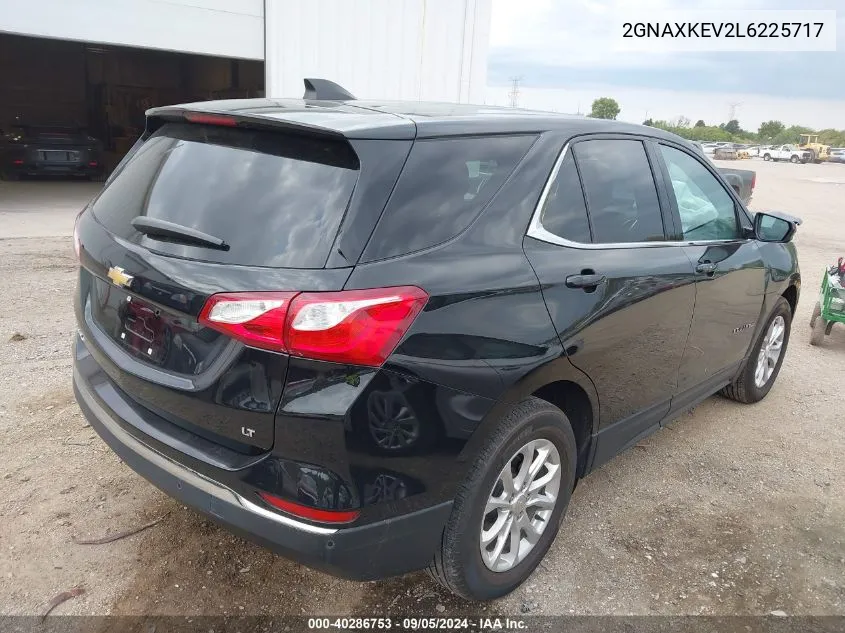 2020 Chevrolet Equinox Fwd Lt 1.5L Turbo VIN: 2GNAXKEV2L6225717 Lot: 40286753