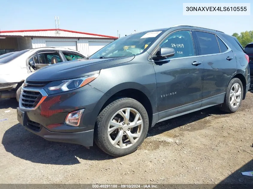 2020 Chevrolet Equinox Lt VIN: 3GNAXVEX4LS610555 Lot: 40291188