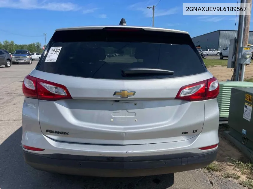 2020 Chevrolet Equinox Awd Lt 1.5L Turbo VIN: 2GNAXUEV9L6189567 Lot: 40295111