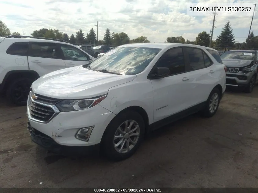 3GNAXHEV1LS530257 2020 Chevrolet Equinox Fwd Ls