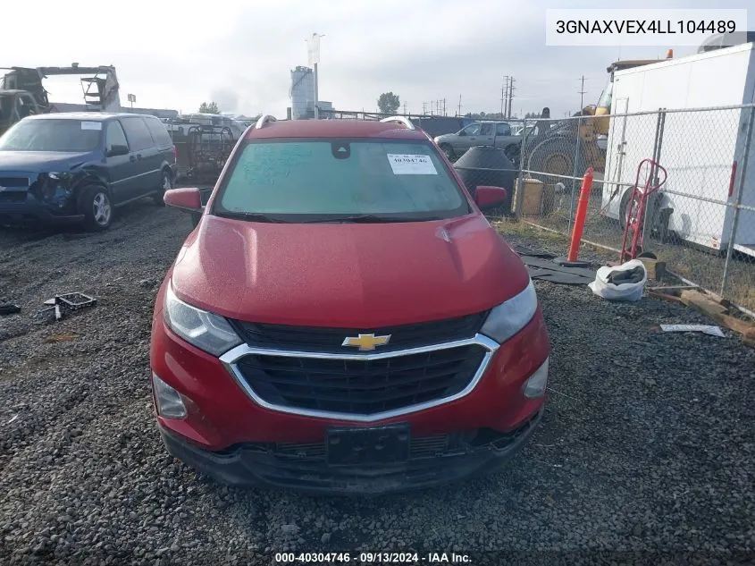 3GNAXVEX4LL104489 2020 Chevrolet Equinox Lt