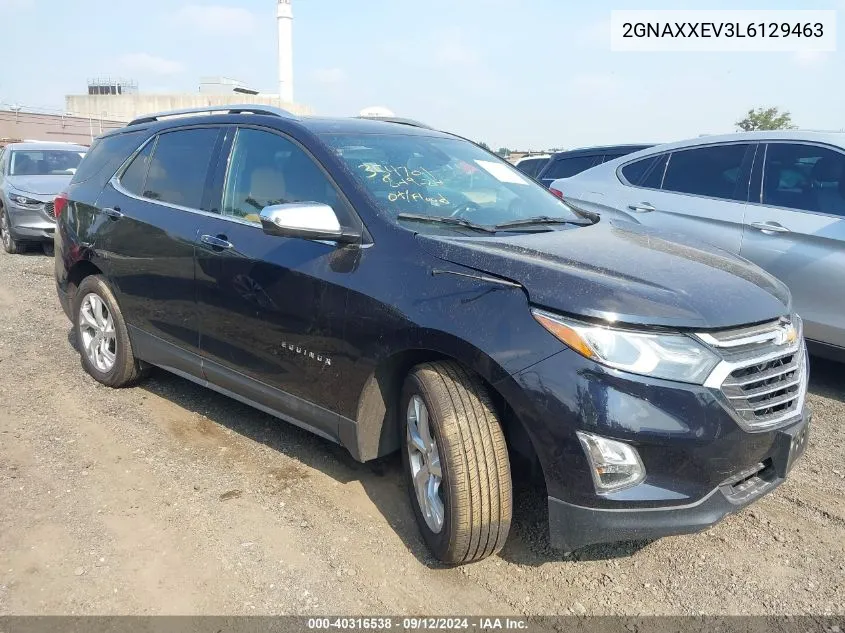 2020 Chevrolet Equinox Premier VIN: 2GNAXXEV3L6129463 Lot: 40316538