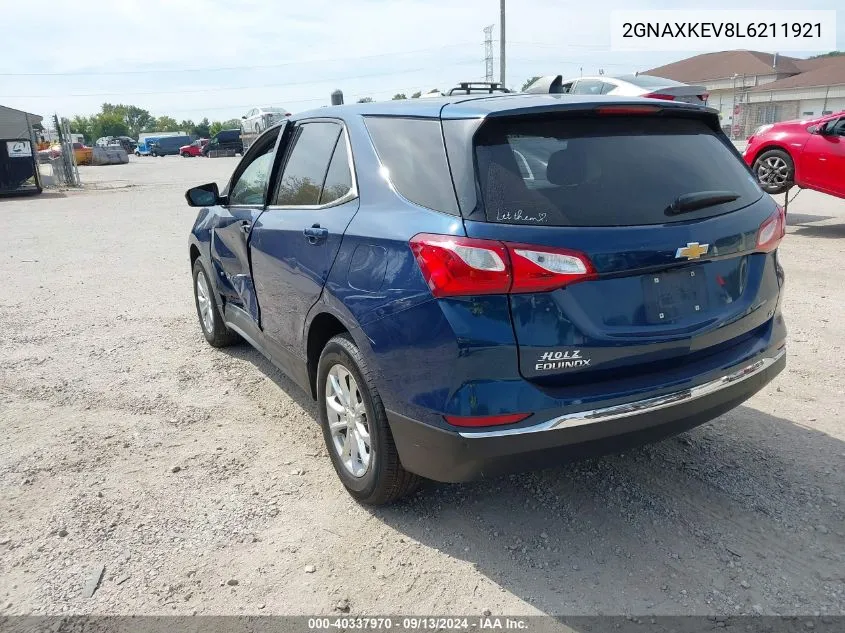 2GNAXKEV8L6211921 2020 Chevrolet Equinox Lt