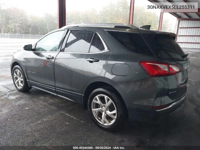 2020 Chevrolet Equinox Awd Lt 2.0L Turbo VIN: 3GNAXVEX5LL255311 Lot: 40344360