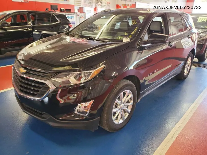 2020 Chevrolet Equinox Lt VIN: 2GNAXJEV0L6230733 Lot: 40351887