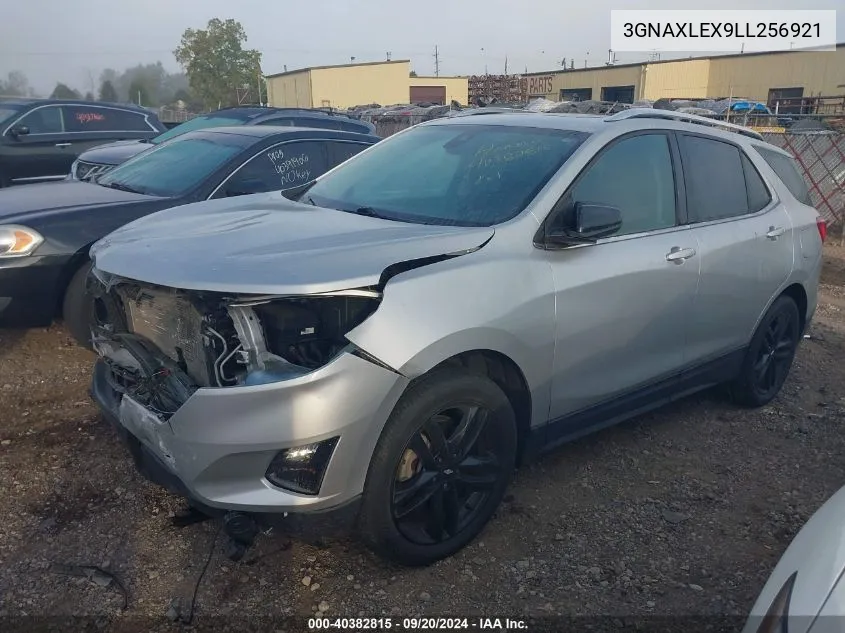 2020 Chevrolet Equinox Fwd Lt 2.0L Turbo VIN: 3GNAXLEX9LL256921 Lot: 40382815