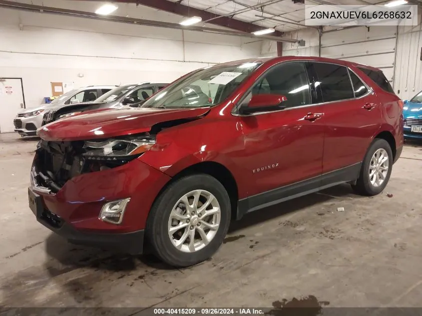 2GNAXUEV6L6268632 2020 Chevrolet Equinox Awd Lt 1.5L Turbo