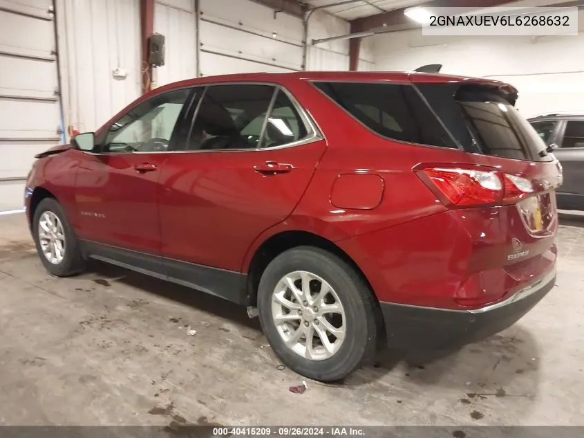 2020 Chevrolet Equinox Awd Lt 1.5L Turbo VIN: 2GNAXUEV6L6268632 Lot: 40415209