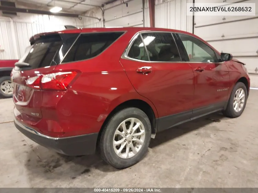 2020 Chevrolet Equinox Awd Lt 1.5L Turbo VIN: 2GNAXUEV6L6268632 Lot: 40415209