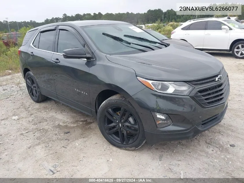 2020 Chevrolet Equinox Awd Lt 1.5L Turbo VIN: 2GNAXUEV5L6266077 Lot: 40416625