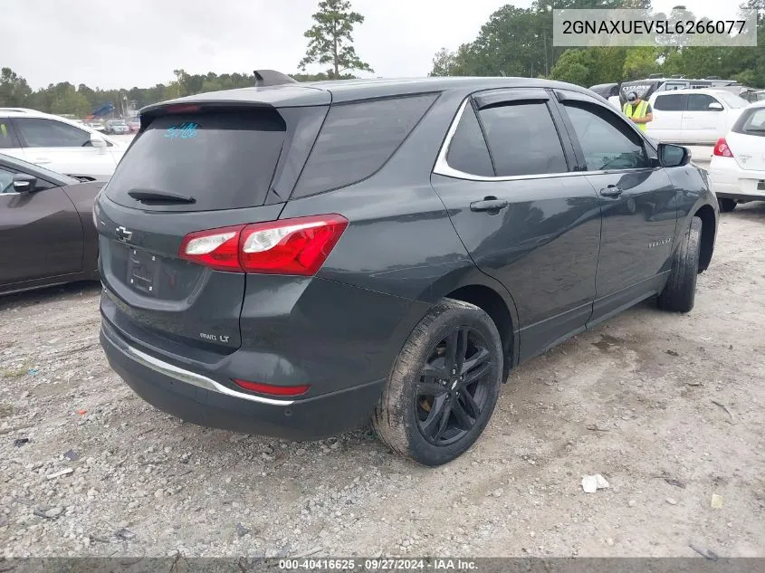 2020 Chevrolet Equinox Awd Lt 1.5L Turbo VIN: 2GNAXUEV5L6266077 Lot: 40416625