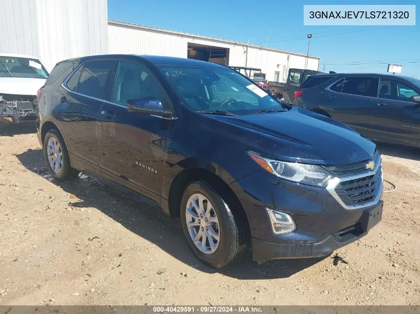 3GNAXJEV7LS721320 2020 Chevrolet Equinox Fwd 2Fl