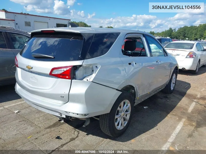 2020 Chevrolet Equinox Fwd 2Fl VIN: 3GNAXJEV5LL104556 Lot: 40447695