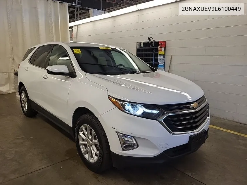 2020 Chevrolet Equinox Lt VIN: 2GNAXUEV9L6100449 Lot: 40454493