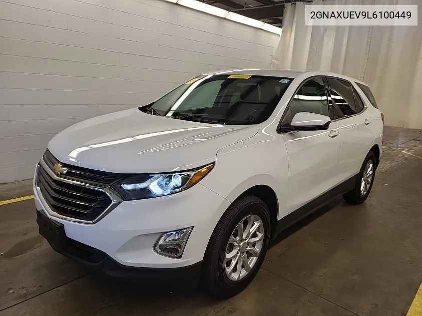 2020 Chevrolet Equinox Lt VIN: 2GNAXUEV9L6100449 Lot: 40454493