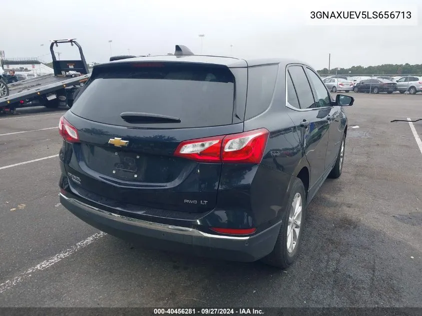 2020 Chevrolet Equinox Awd Lt 1.5L Turbo VIN: 3GNAXUEV5LS656713 Lot: 40456281