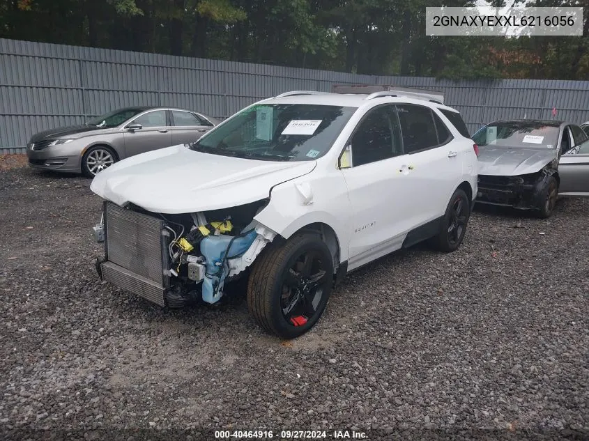 2GNAXYEXXL6216056 2020 Chevrolet Equinox Awd Premier 2.0L Turbo