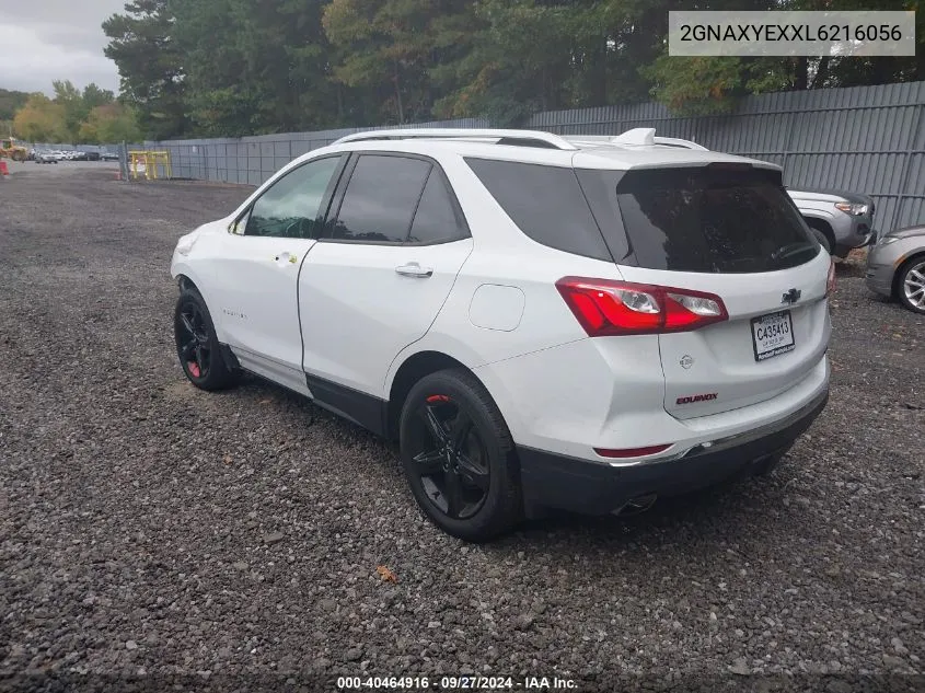 2020 Chevrolet Equinox Awd Premier 2.0L Turbo VIN: 2GNAXYEXXL6216056 Lot: 40464916