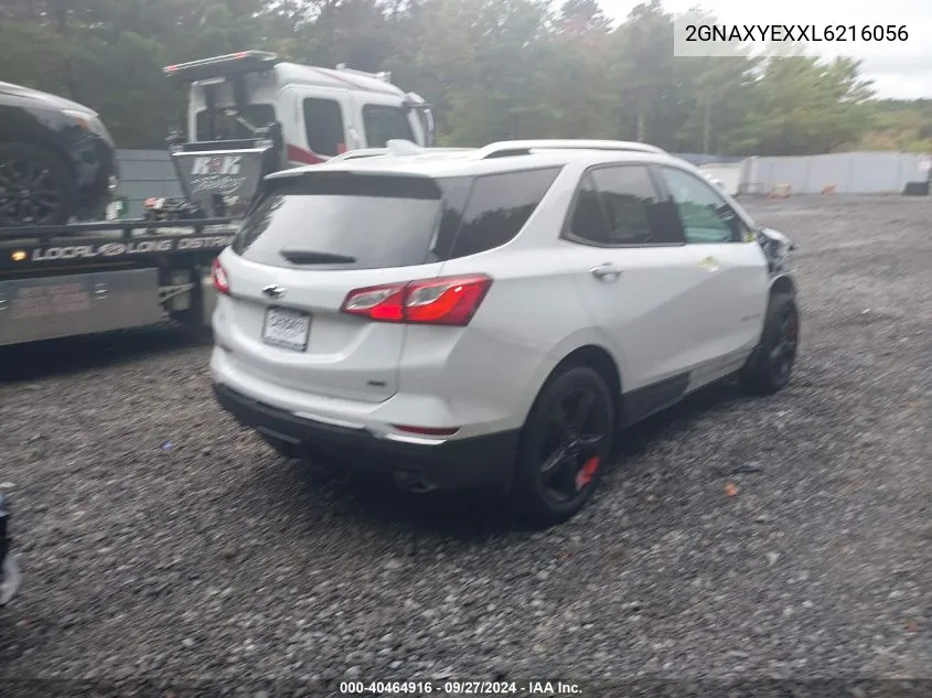 2020 Chevrolet Equinox Awd Premier 2.0L Turbo VIN: 2GNAXYEXXL6216056 Lot: 40464916