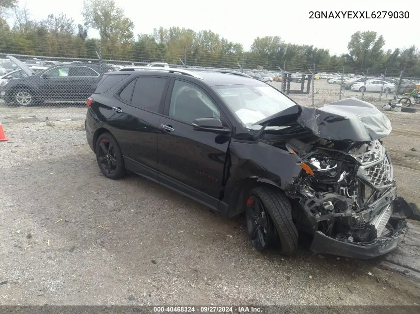 2020 Chevrolet Equinox Awd Premier 2.0L Turbo VIN: 2GNAXYEXXL6279030 Lot: 40468324