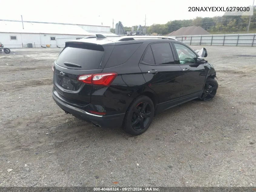 2020 Chevrolet Equinox Awd Premier 2.0L Turbo VIN: 2GNAXYEXXL6279030 Lot: 40468324