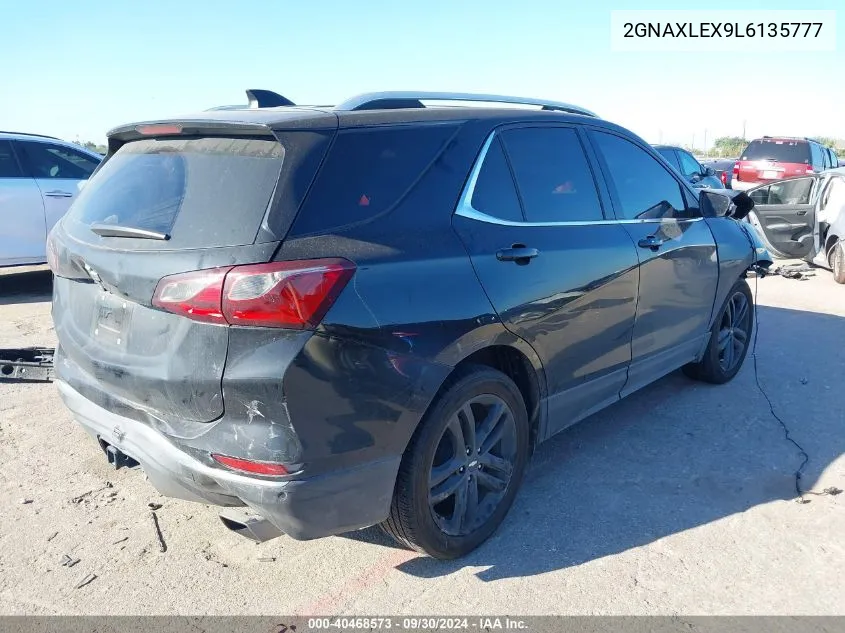 2020 Chevrolet Equinox Lt VIN: 2GNAXLEX9L6135777 Lot: 40468573