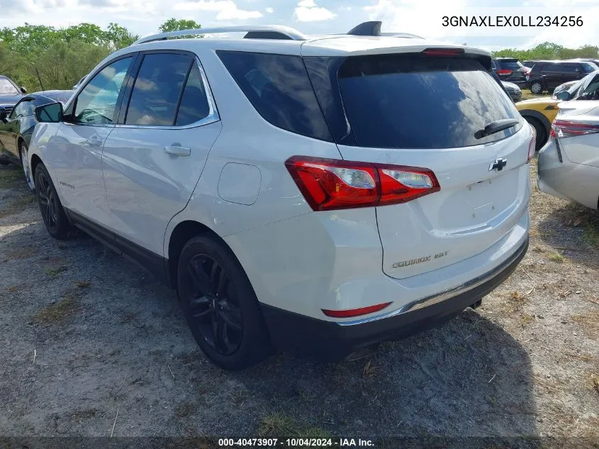 2020 Chevrolet Equinox Fwd Lt 2.0L Turbo VIN: 3GNAXLEX0LL234256 Lot: 40473907