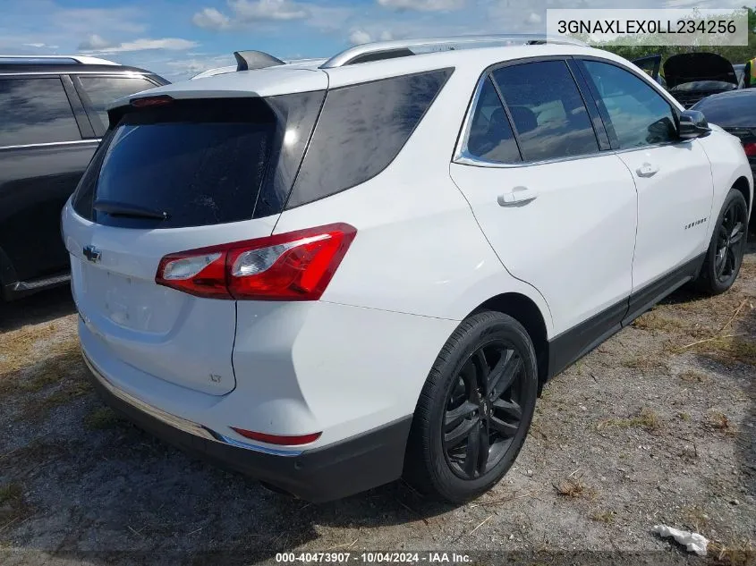 2020 Chevrolet Equinox Fwd Lt 2.0L Turbo VIN: 3GNAXLEX0LL234256 Lot: 40473907