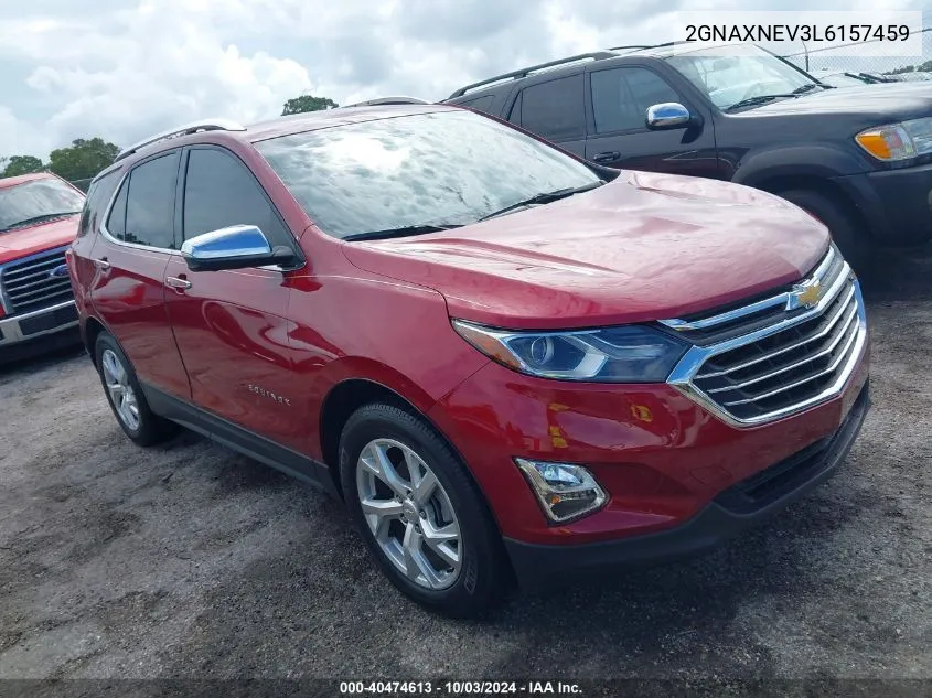 2020 Chevrolet Equinox Premier VIN: 2GNAXNEV3L6157459 Lot: 40474613