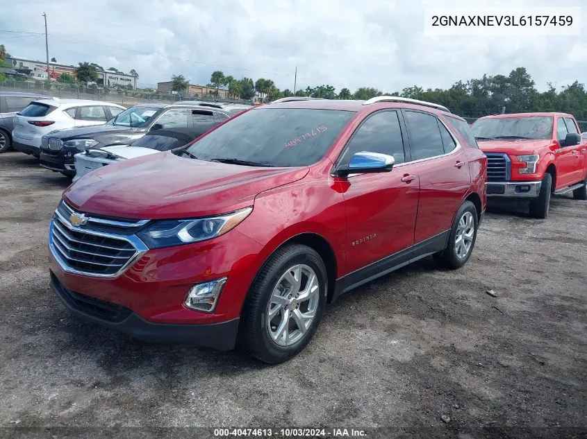 2020 Chevrolet Equinox Premier VIN: 2GNAXNEV3L6157459 Lot: 40474613