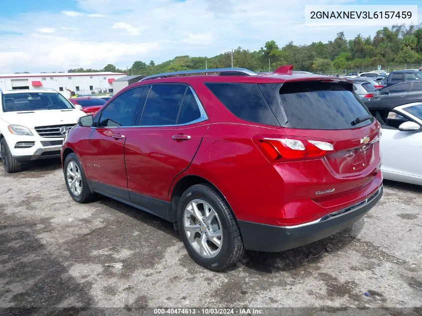 2020 Chevrolet Equinox Premier VIN: 2GNAXNEV3L6157459 Lot: 40474613