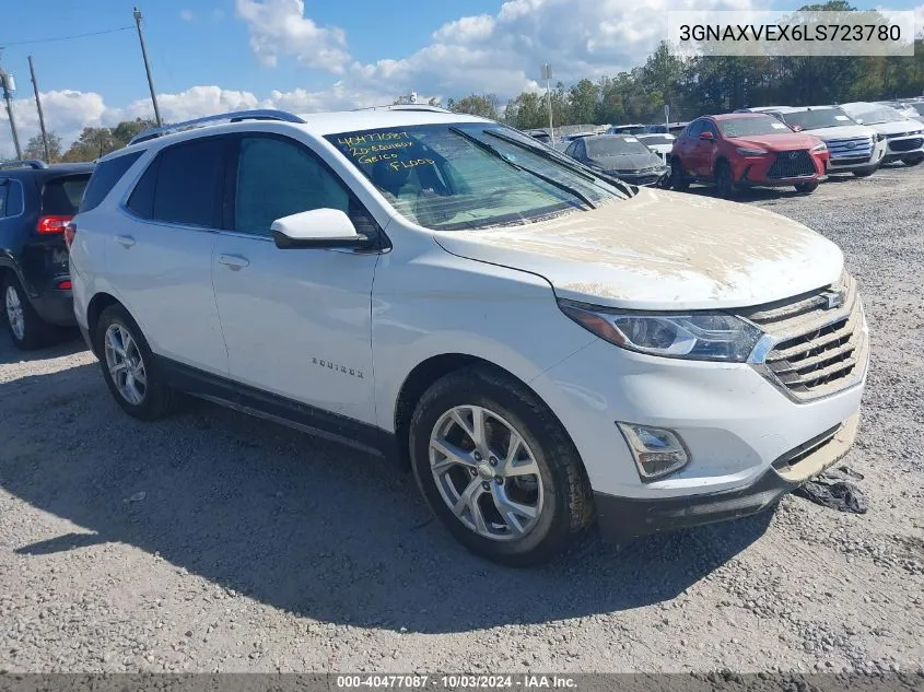 2020 Chevrolet Equinox Awd Lt 2.0L Turbo VIN: 3GNAXVEX6LS723780 Lot: 40477087