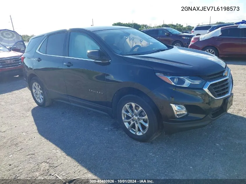 2020 Chevrolet Equinox Fwd 2Fl VIN: 2GNAXJEV7L6198573 Lot: 40480926