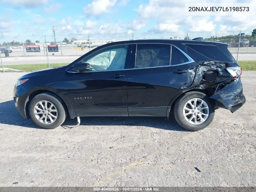 2020 Chevrolet Equinox Fwd 2Fl VIN: 2GNAXJEV7L6198573 Lot: 40480926