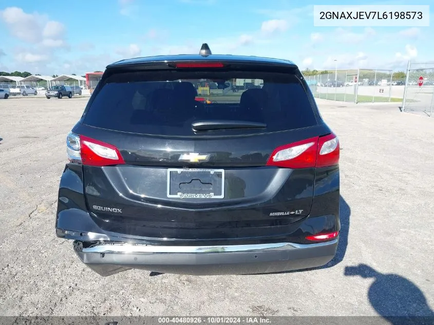 2020 Chevrolet Equinox Fwd 2Fl VIN: 2GNAXJEV7L6198573 Lot: 40480926