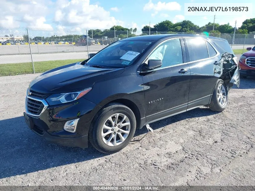 2020 Chevrolet Equinox Fwd 2Fl VIN: 2GNAXJEV7L6198573 Lot: 40480926