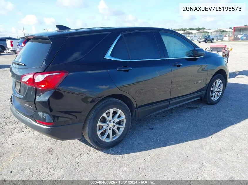 2020 Chevrolet Equinox Fwd 2Fl VIN: 2GNAXJEV7L6198573 Lot: 40480926