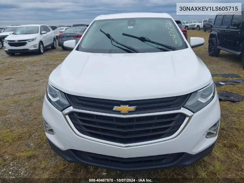 3GNAXKEV1LS605715 2020 Chevrolet Equinox Lt