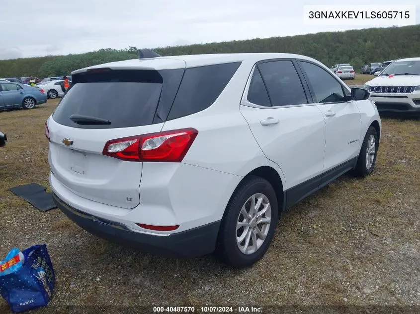 3GNAXKEV1LS605715 2020 Chevrolet Equinox Lt