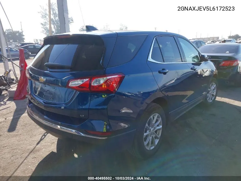 2020 Chevrolet Equinox Fwd 2Fl VIN: 2GNAXJEV5L6172523 Lot: 40495502