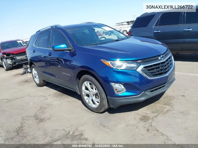 2020 Chevrolet Equinox Fwd Lt 2.0L Turbo VIN: 3GNAXLEX9LL266722 Lot: 40498792