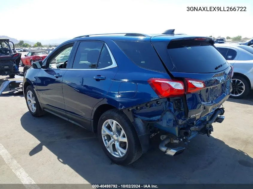 2020 Chevrolet Equinox Fwd Lt 2.0L Turbo VIN: 3GNAXLEX9LL266722 Lot: 40498792