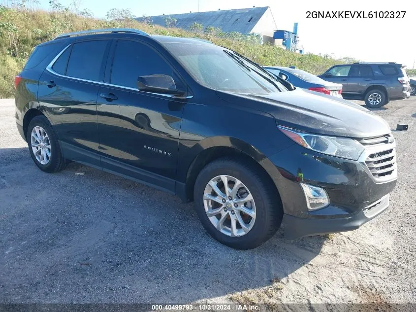 2020 Chevrolet Equinox Fwd Lt 1.5L Turbo VIN: 2GNAXKEVXL6102327 Lot: 40499793