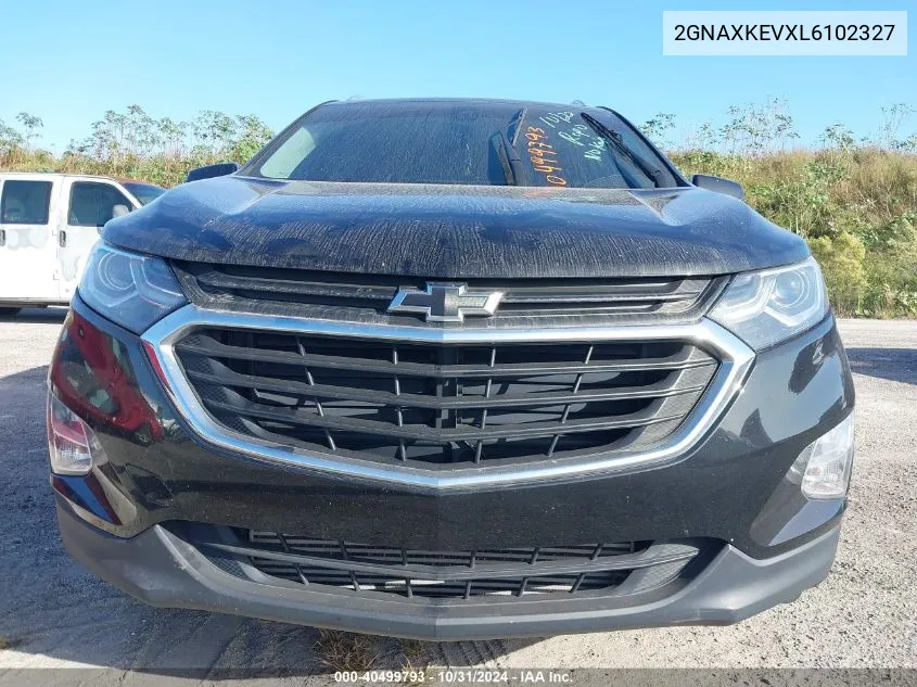 2020 Chevrolet Equinox Fwd Lt 1.5L Turbo VIN: 2GNAXKEVXL6102327 Lot: 40499793