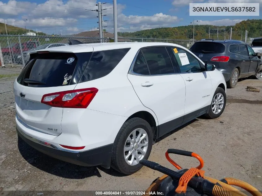 2020 Chevrolet Equinox Awd Lt 1.5L Turbo VIN: 3GNAXUEV9LS637582 Lot: 40504041