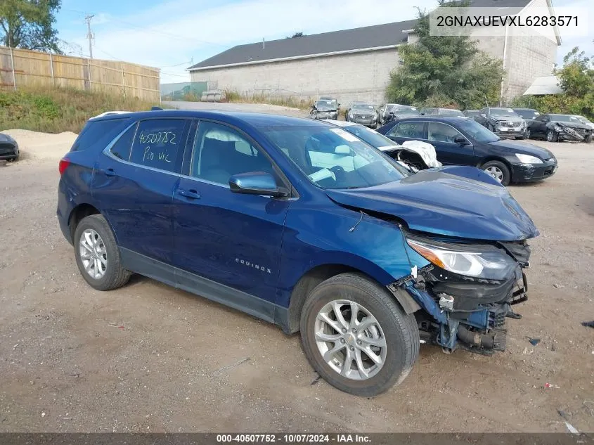 2020 Chevrolet Equinox Awd Lt 1.5L Turbo VIN: 2GNAXUEVXL6283571 Lot: 40507752