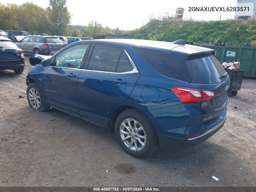 2020 Chevrolet Equinox Awd Lt 1.5L Turbo VIN: 2GNAXUEVXL6283571 Lot: 40507752